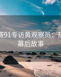 每日大赛91专访黄观察员：热点复盘幕后故事