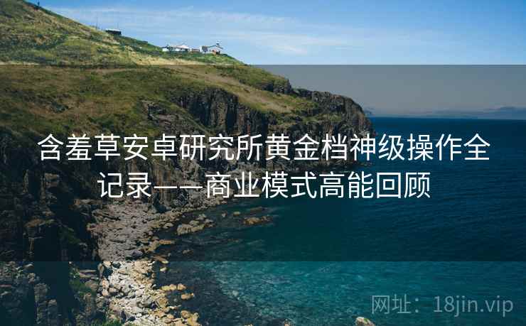 含羞草安卓研究所黄金档神级操作全记录——商业模式高能回顾