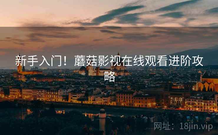新手入门！蘑菇影视在线观看进阶攻略